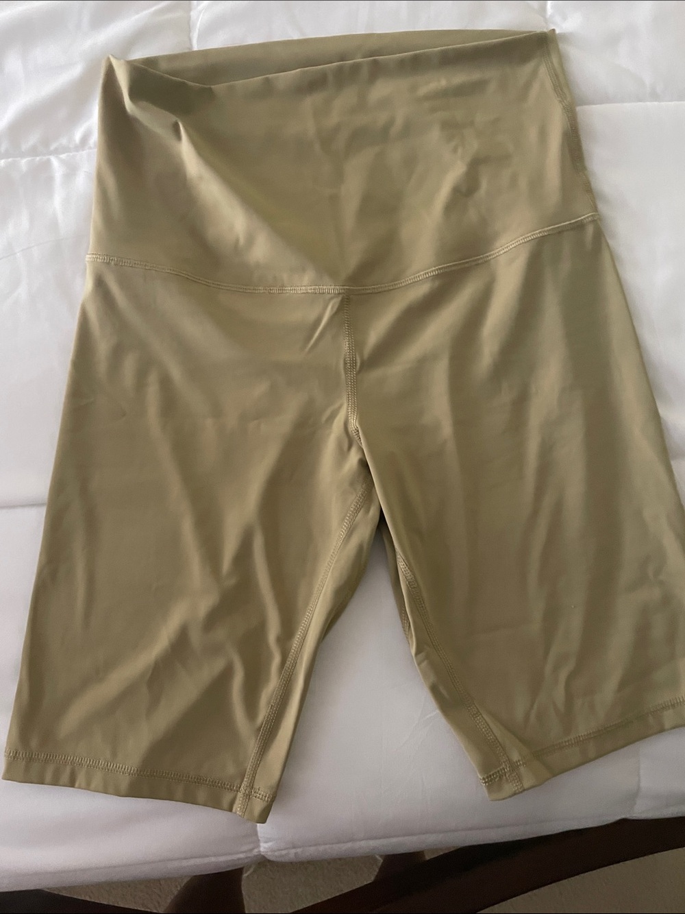 Fiesta High-Rise Olive Bike Shorts